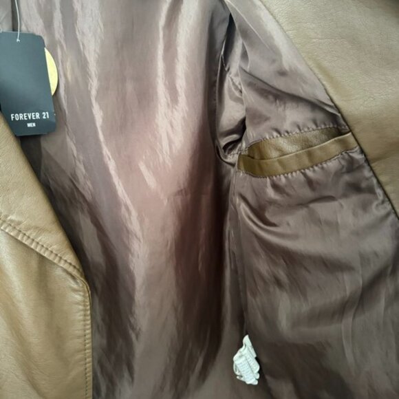 NWT - Forever 21 Leather Jacket - Picture 6 of 7